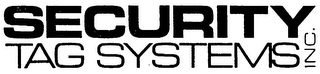 SECURITY TAG SYSTEMS INC. trademark