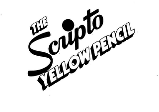 THE SCRIPTO YELLOW PENCIL