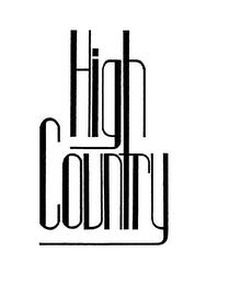 HIGH COUNTRY trademark