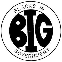 BLACKS IN BIG GOVERNMENT