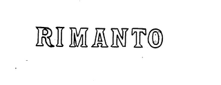 RIMANTO trademark