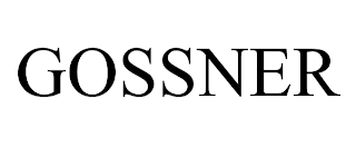 GOSSNER trademark