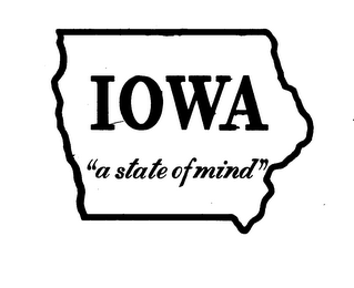 IOWA "A STATE OF MIND" trademark
