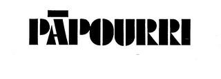 PAPOURRI trademark