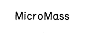MICROMASS trademark