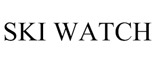 SKI WATCH trademark