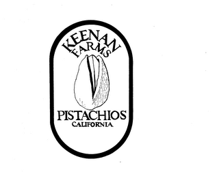 KEENAN FARMS PISTACHIOS CALIFORNIA