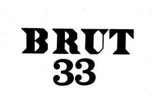 BRUT 33 trademark