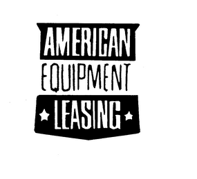 AMERICAN EQUIPMENT LEASING