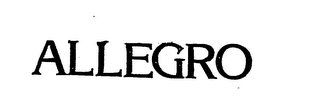 ALLEGRO trademark