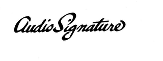 AUDIO SIGNATURE trademark