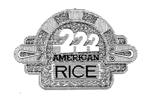 222 AMERICAN RICE trademark