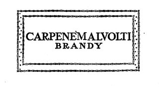 CARPENEMALVOLTI BRANDY