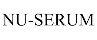 NU-SERUM trademark