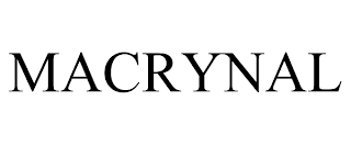 MACRYNAL trademark