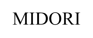 MIDORI trademark