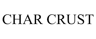 CHAR CRUST trademark