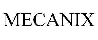 MECANIX trademark