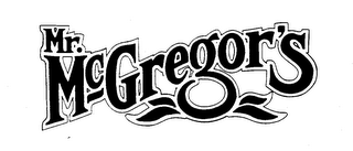 MR. MCGREGOR'S