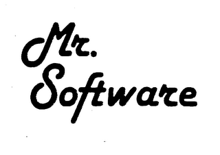 MR. SOFTWARE trademark