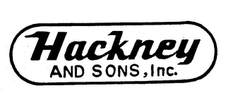 HACKNEY AND SONS, INC.