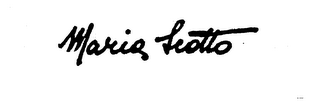 MARIA SCOTTO trademark