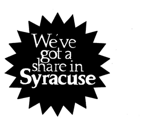 WE'VE GOT A SHARE IN SYRACUSE