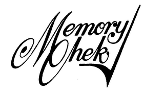 MEMORY CHEK trademark
