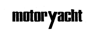MOTOR YACHT trademark