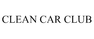 CLEAN CAR CLUB trademark