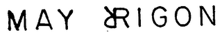 MAY RIGON trademark