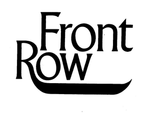 FRONT ROW trademark