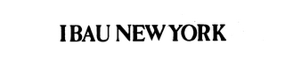 IBAU NEW YORK trademark