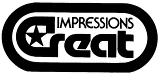 IMPRESSIONS GREAT trademark
