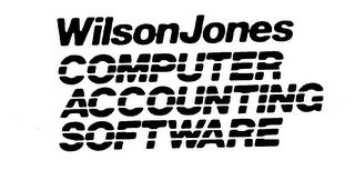 WILSON JONES COMPUTER ACCOUNTING SOFTWARE