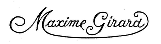 MAXIME GIRARD trademark
