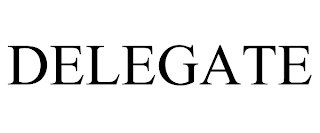 DELEGATE trademark