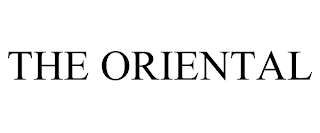 THE ORIENTAL trademark