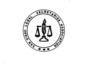 SAN DIEGO LEGAL SECRETARIES ASSOCIATION trademark