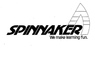 SPINNAKER WE MAKE LEARNING FUN trademark