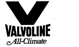 V VALVOLINE ALL-CLIMATE trademark