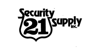SECURITY 21 SUPPLY INC.
