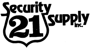 SECURITY 21 SUPPLY INC.
