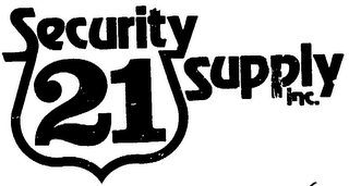 SECURITY 21 SUPPLY INC. trademark