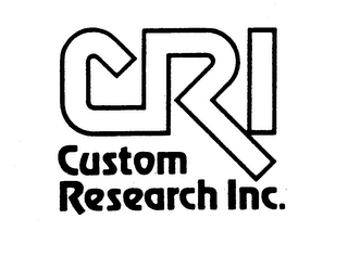 CRI CUSTOM RESEARCH INC.