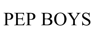 PEP BOYS trademark