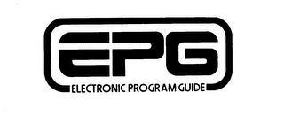 EPG ELECTRONIC PROGRAM GUIDE