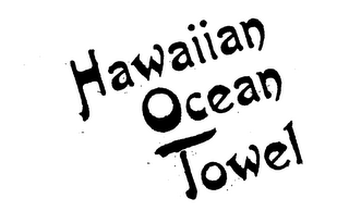 HAWAIIAN OCEAN TOWEL trademark