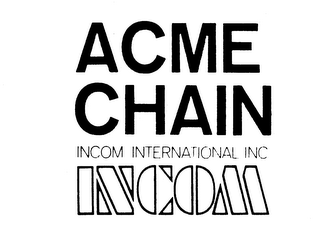 ACME CHAIN INCOM INTERNATIONAL INC INCOM