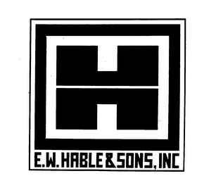 H E.W. HABLE & SONS, INC trademark
